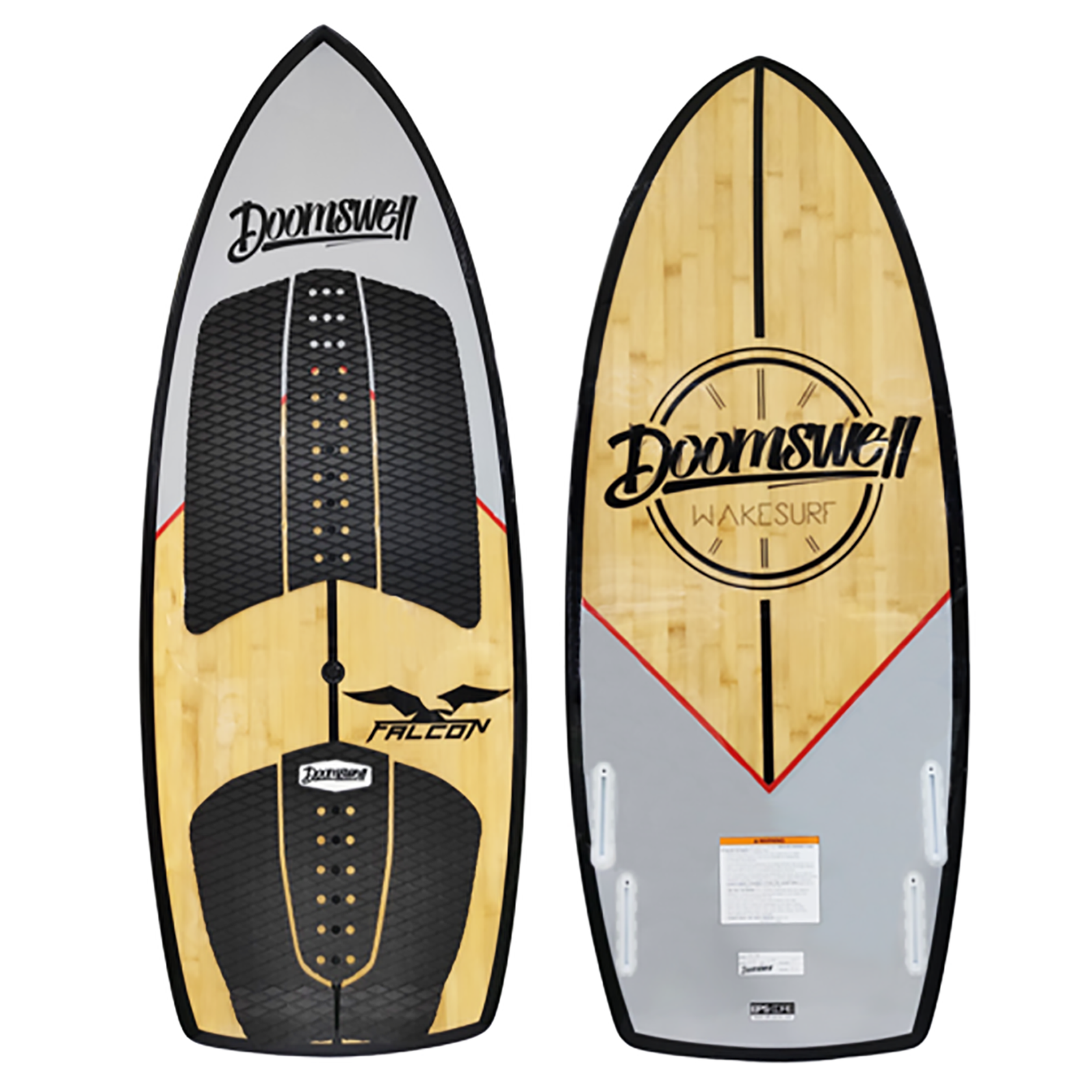 Doomswell Falcon - Bamboo/Grey Tail - Wakesurf Board