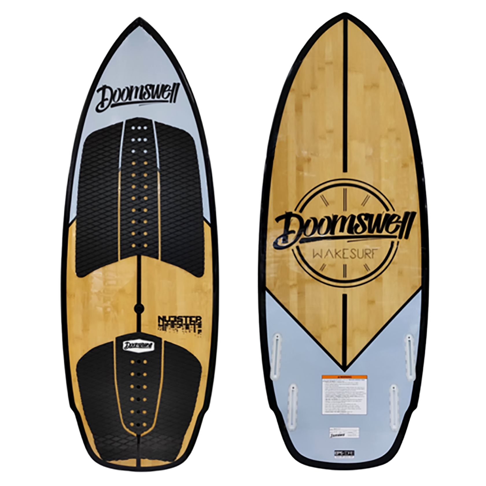 Doomswell Nubstep - Bamboo - Deep V - Wakesurf Board