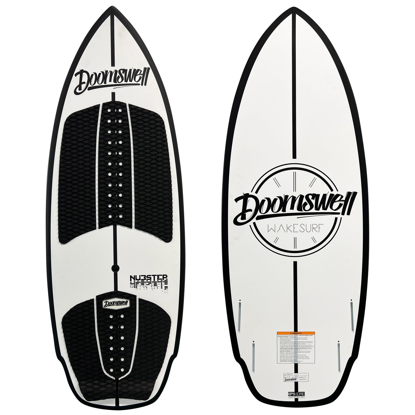 Doomswell Nubstep - Trace White - Wakesurf Board