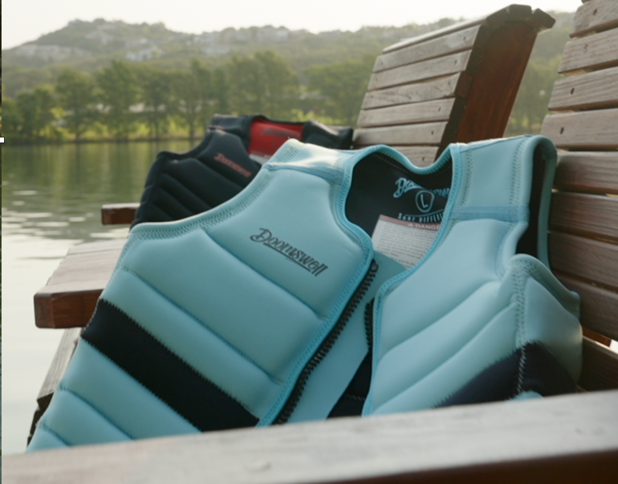 Doomswell Wake Surf Competition Vest, Blue