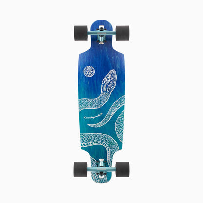 Landyachtz Drop Cat 33 Python Drop Through Rocker Freeride Longboard Complete