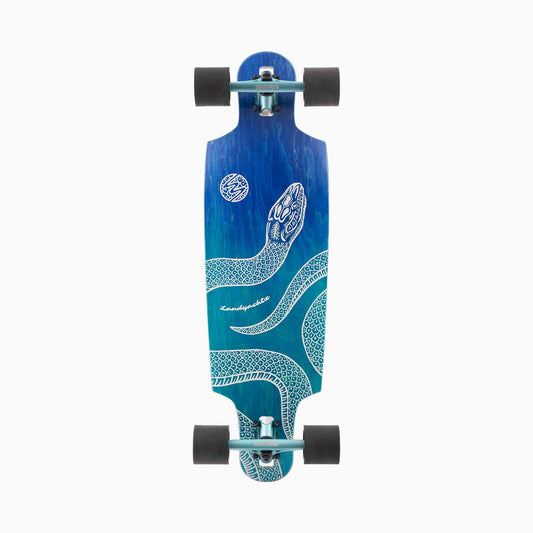 Landyachtz Drop Cat 33 Python Drop Through Rocker Freeride Longboard Complete