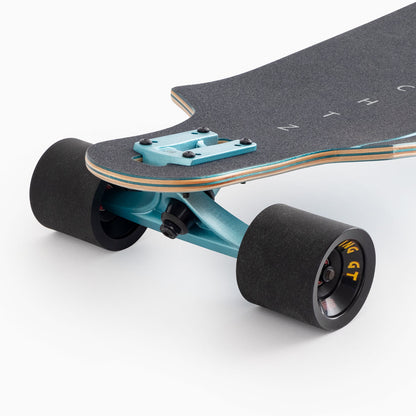 Landyachtz Drop Cat 33 Python Drop Through Rocker Freeride Longboard Complete