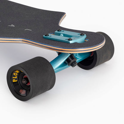 Landyachtz Drop Cat 33 Python Drop Through Rocker Freeride Longboard Complete