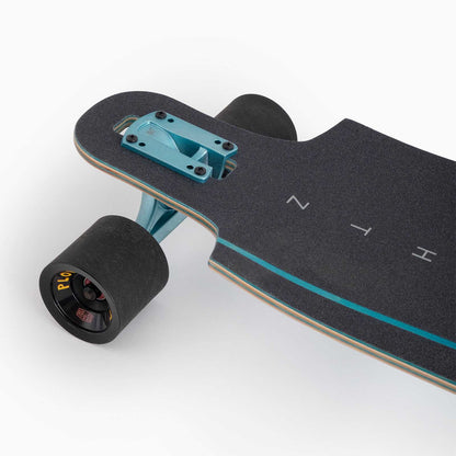 Landyachtz Drop Cat 33 Python Drop Through Rocker Freeride Longboard Complete