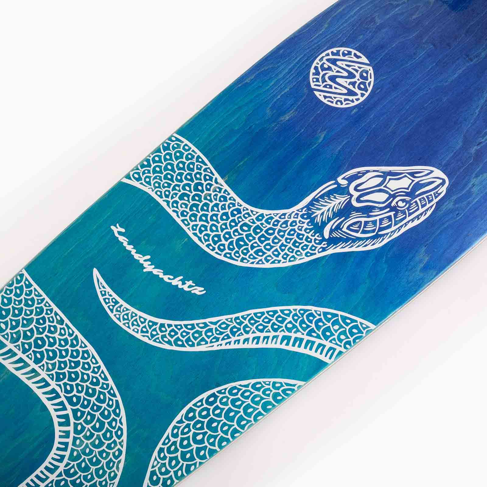 Landyachtz Drop Cat 33 Python Drop Through Rocker Freeride Longboard Complete