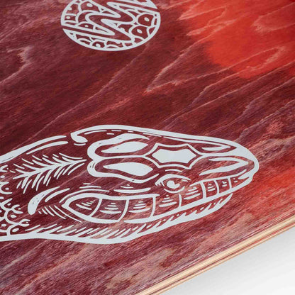 Landyachtz Drop Cat 38 Python Drop Through Rocker Freeride Longboard Complete