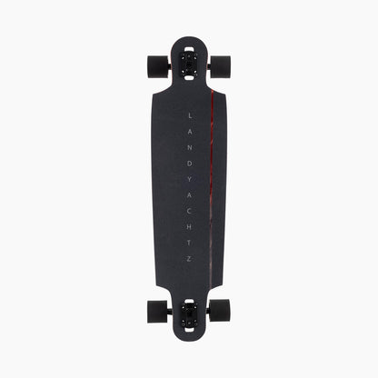 Landyachtz Drop Cat 38 Python Drop Through Rocker Freeride Longboard Complete