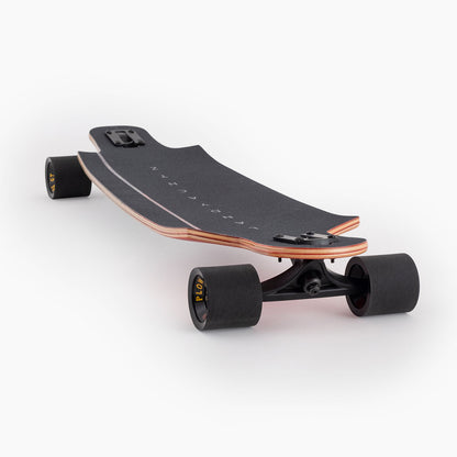 Landyachtz Drop Cat 38 Python Drop Through Rocker Freeride Longboard Complete
