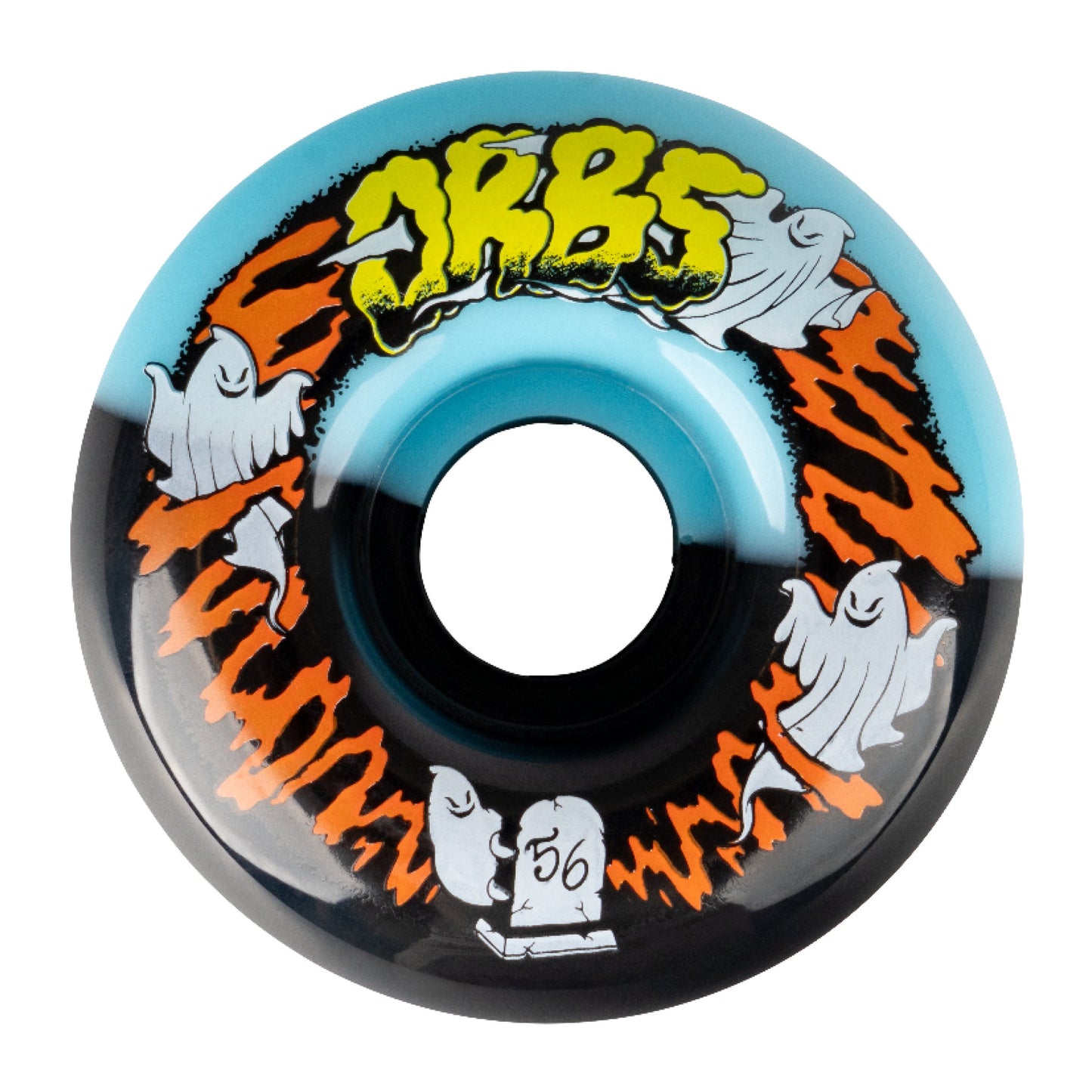 Orbs Apparitions Splits - Black/Blue - 56mm 99a Skateboard Wheels