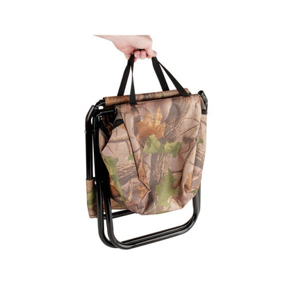 Camouflage Outdoor Folding Chair with Cooler Bag