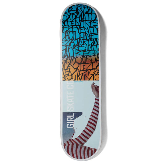 Girl Skateboards Geering Splinter 8.5in x 32.00in Skateboard Deck