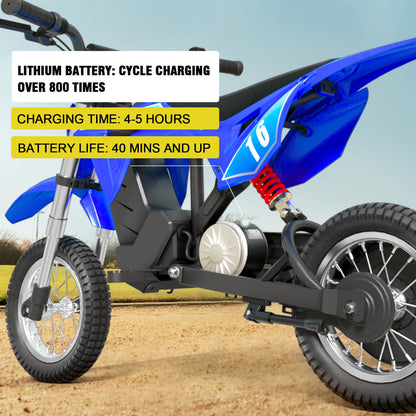  Hiboy DK1 Electric Dirt Bike for Kids 3-10 Blue