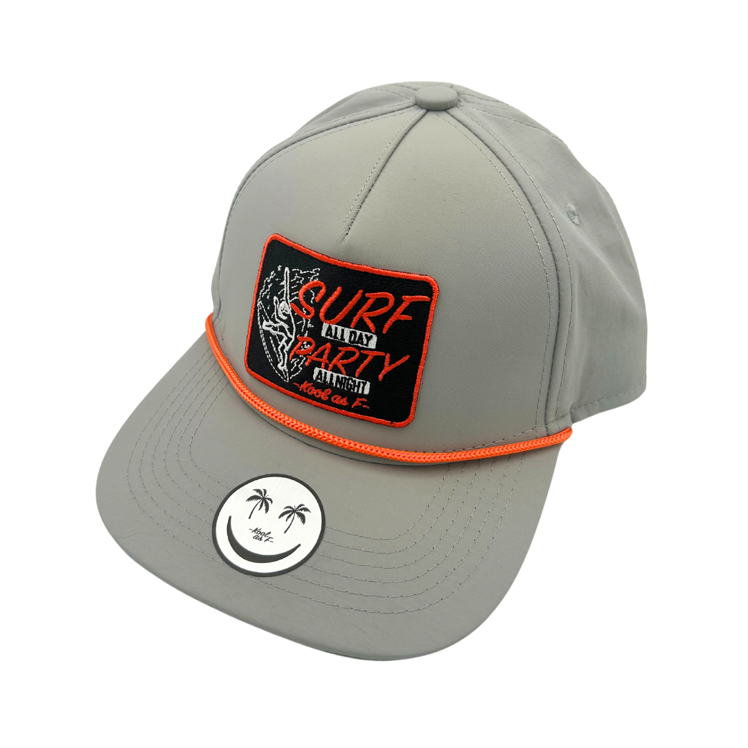 Kool As F Surf All Day Party All Night Grey Hat