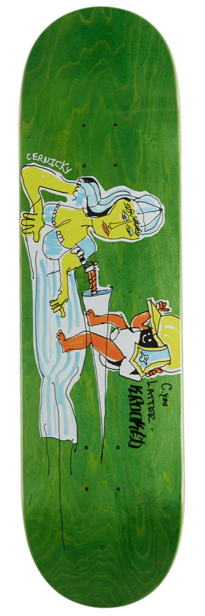 Krooked Eddie Cernicky Latter 8.38in x 31.85in Skateboard Deck