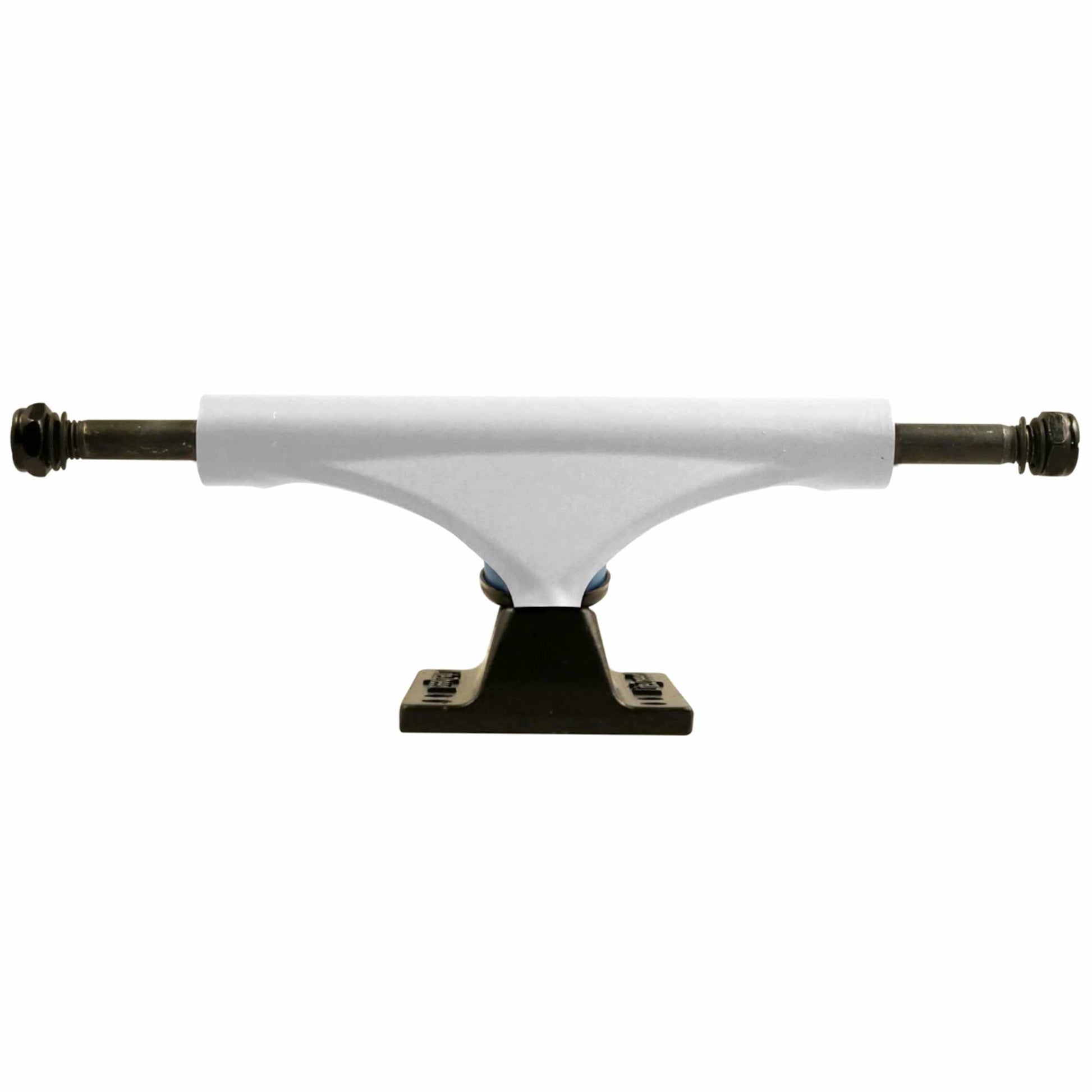 Litezpeed Color / Black Base Skateboard Trucks - 5.25" Hanger / 8.0" Axle White