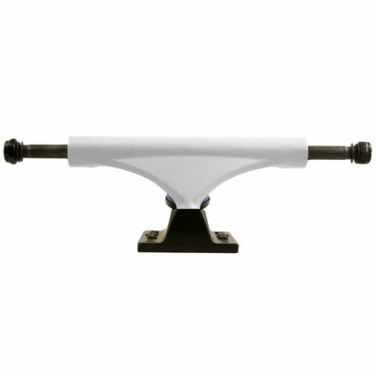 Litezpeed Color / Black Base Skateboard Trucks - 5.25" Hanger / 8.0" Axle White