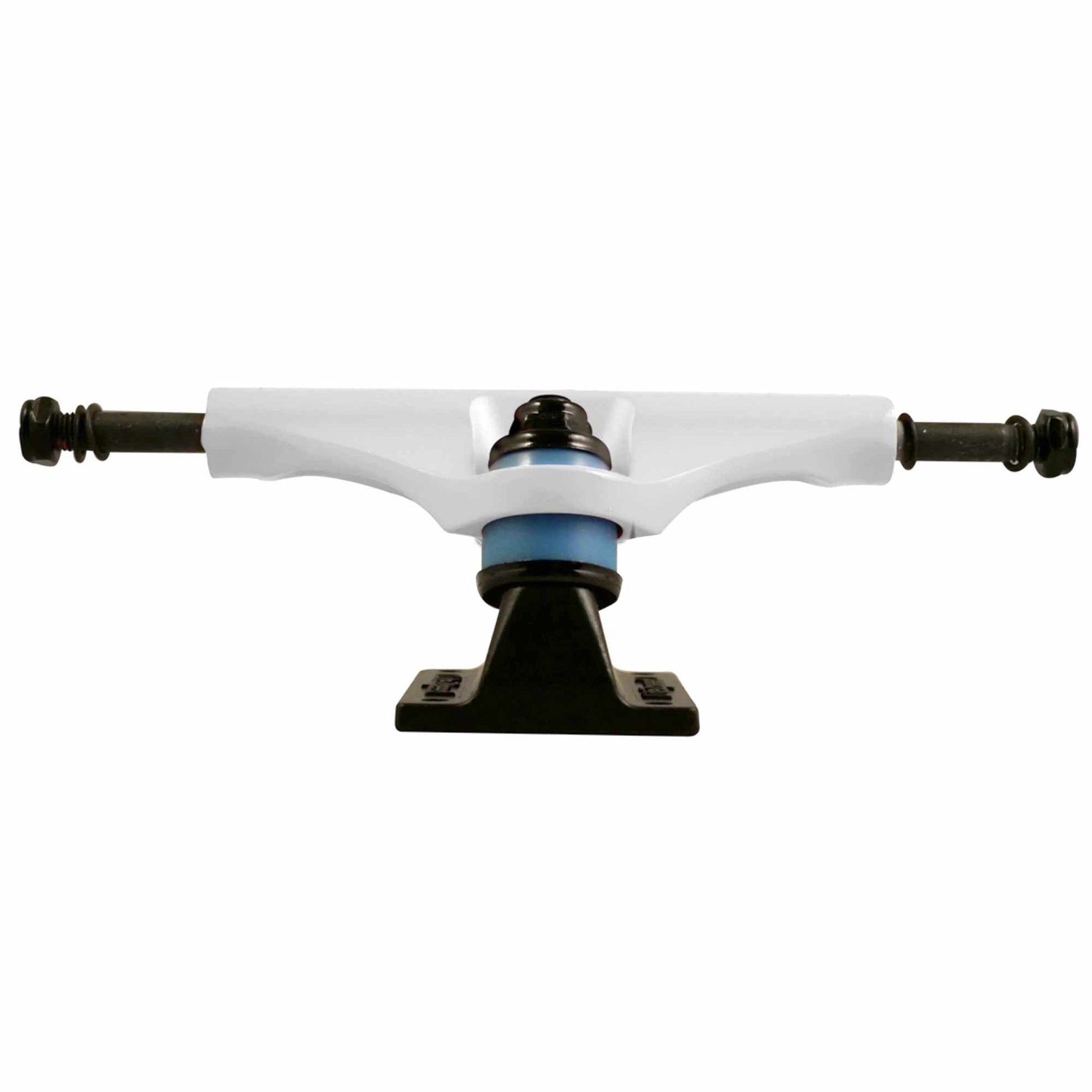 Litezpeed Color / Black Base Skateboard Trucks - 5.25" Hanger / 8.0" Axle White