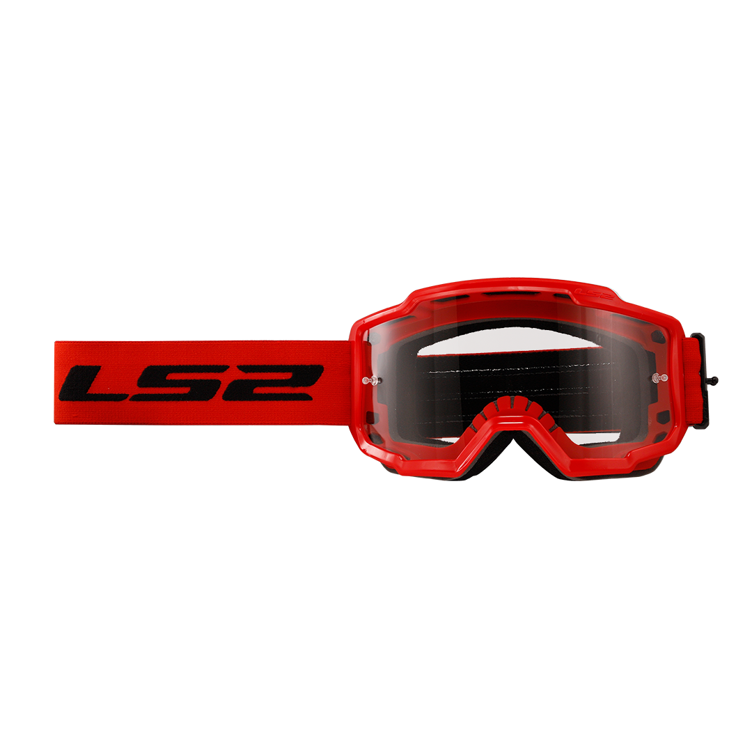 LS2 Charger MX Motocross Goggle Red