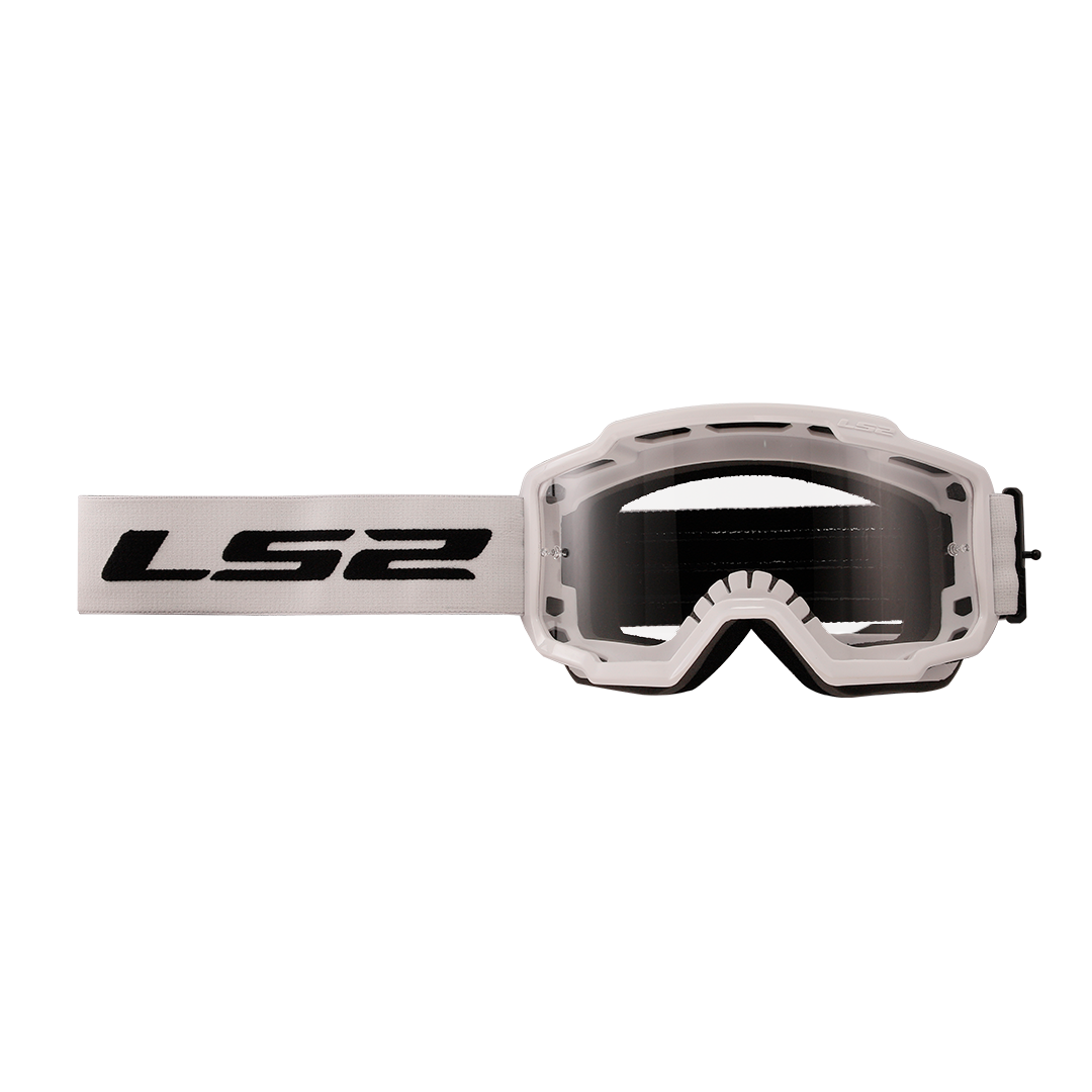LS2 Charger MX Motocross Goggle White