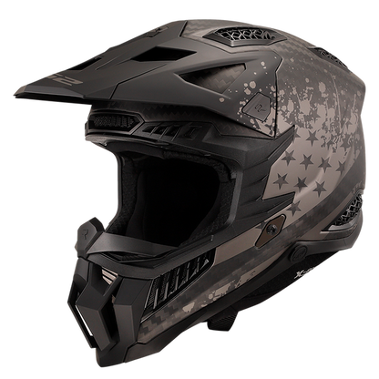 LS2 X-Force Black Flag Carbon Full Face MX Motorcycle Helmet