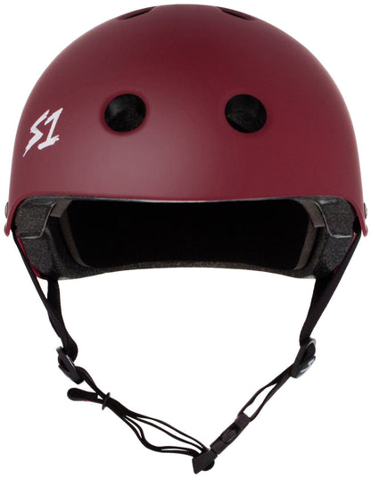 S1 Lifer Certified Skate/Bike Helmet - Maroon Matte