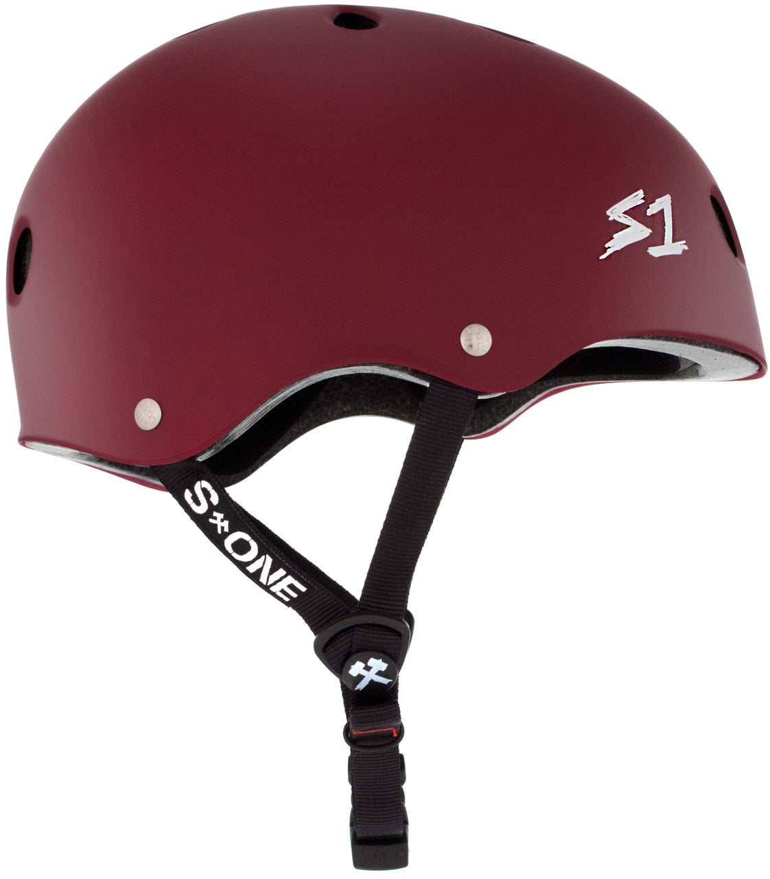 S1 Lifer Certified Skate/Bike Helmet - Maroon Matte