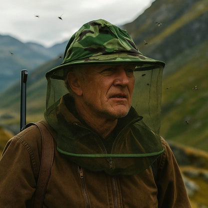 Mosquito Head Net Hat