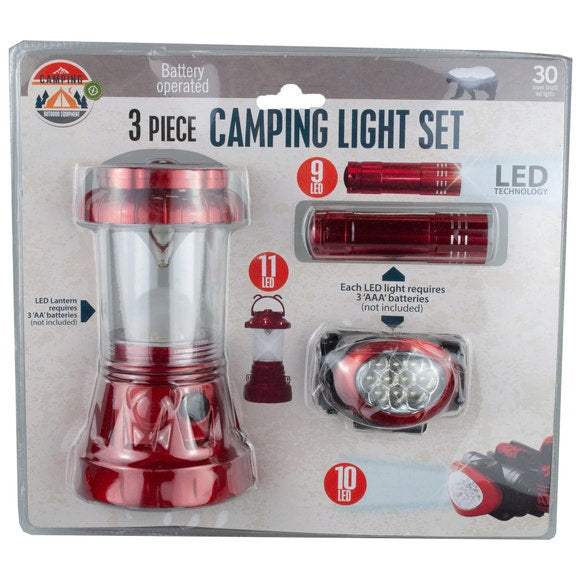 3 Piece Camping Light Set