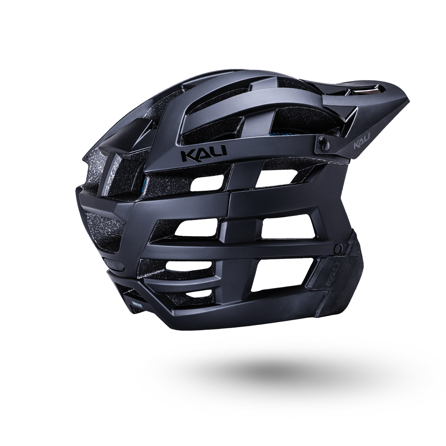 Kali Protectives Open Face OF Invader MTB Mountain Bike Helmet Black