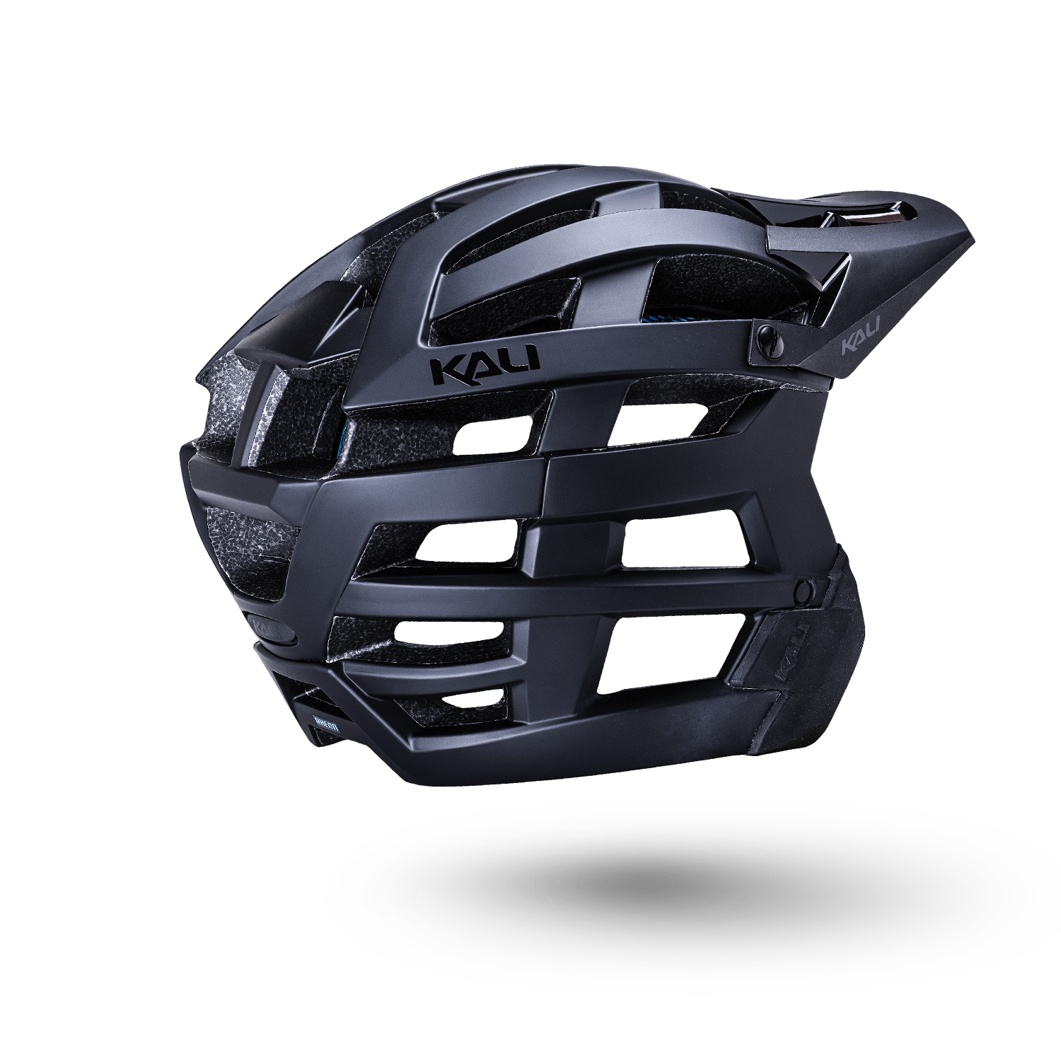 Kali Protectives Open Face OF Invader MTB Mountain Bike Helmet Black