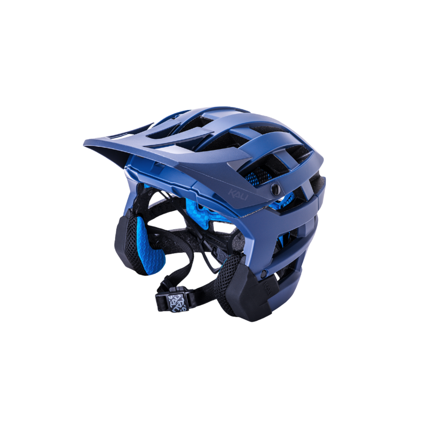 Kali Protectives Open Face OF Invader MTB Mountain Bike Helmet Matte Blue