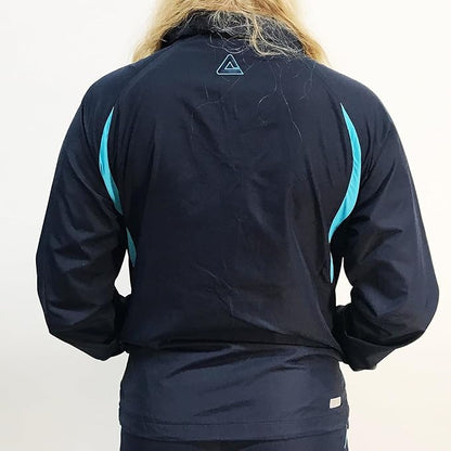 PEAK Women's Woven Tracksuit Pant and Jacket Set Navy