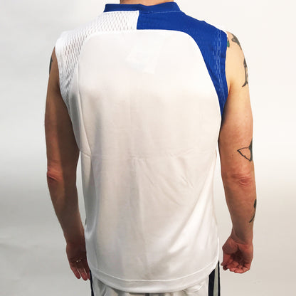 Peak Men's Match Basketball Jersey White Blue