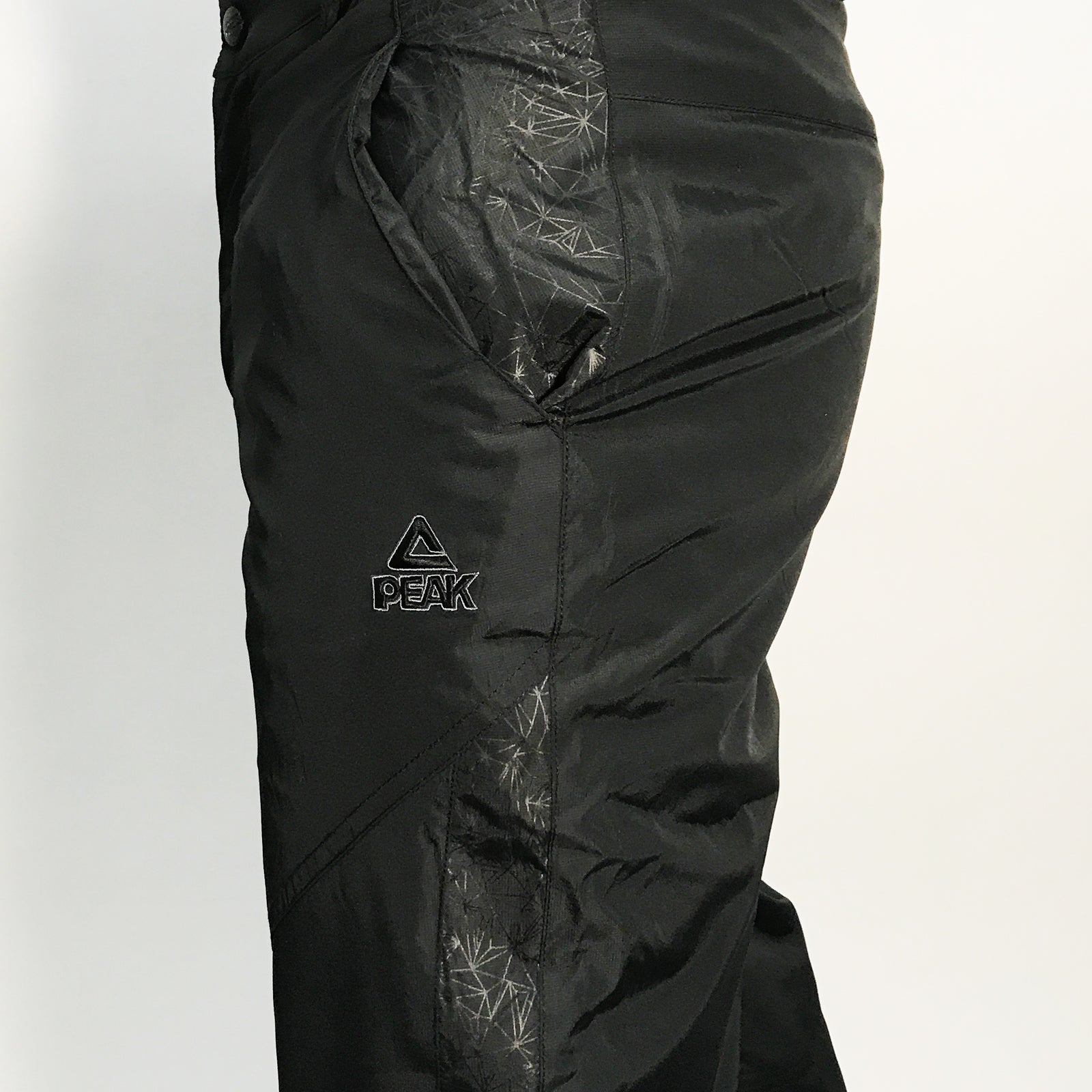 Peak Men's Woven Lightly Insulated Jogger Pant Black