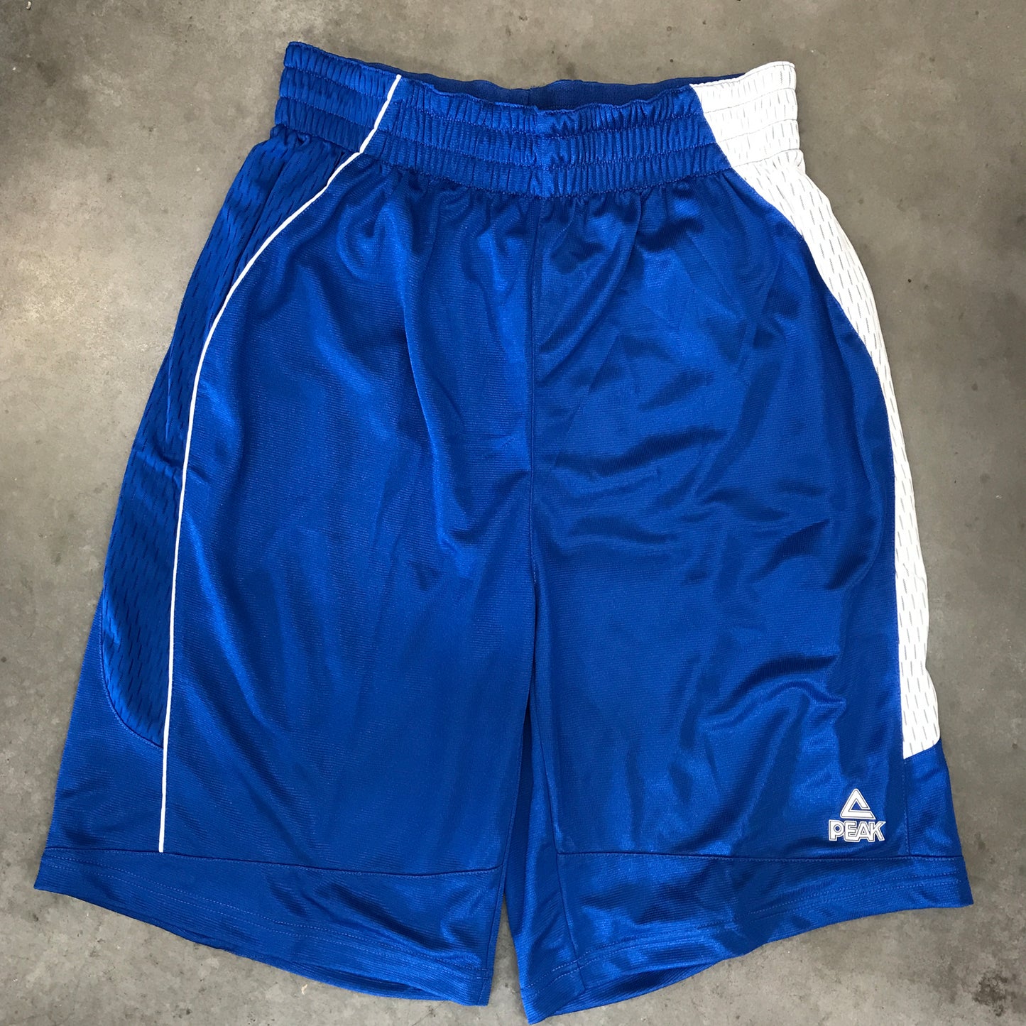 Peak Men's Match Basketball Shorts Blue