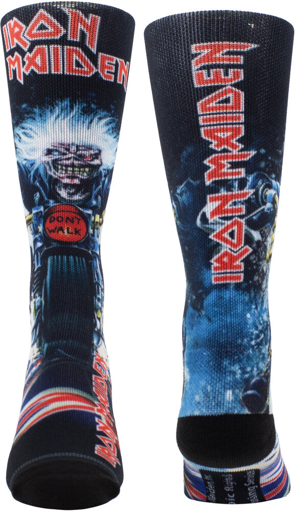Perri's Iron Maiden Eddie the Biker Socks
