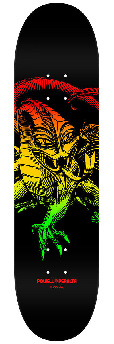 Powell Peralta Cab Dragon Rasta Fade 8.25in x 31.95in Skateboard Deck