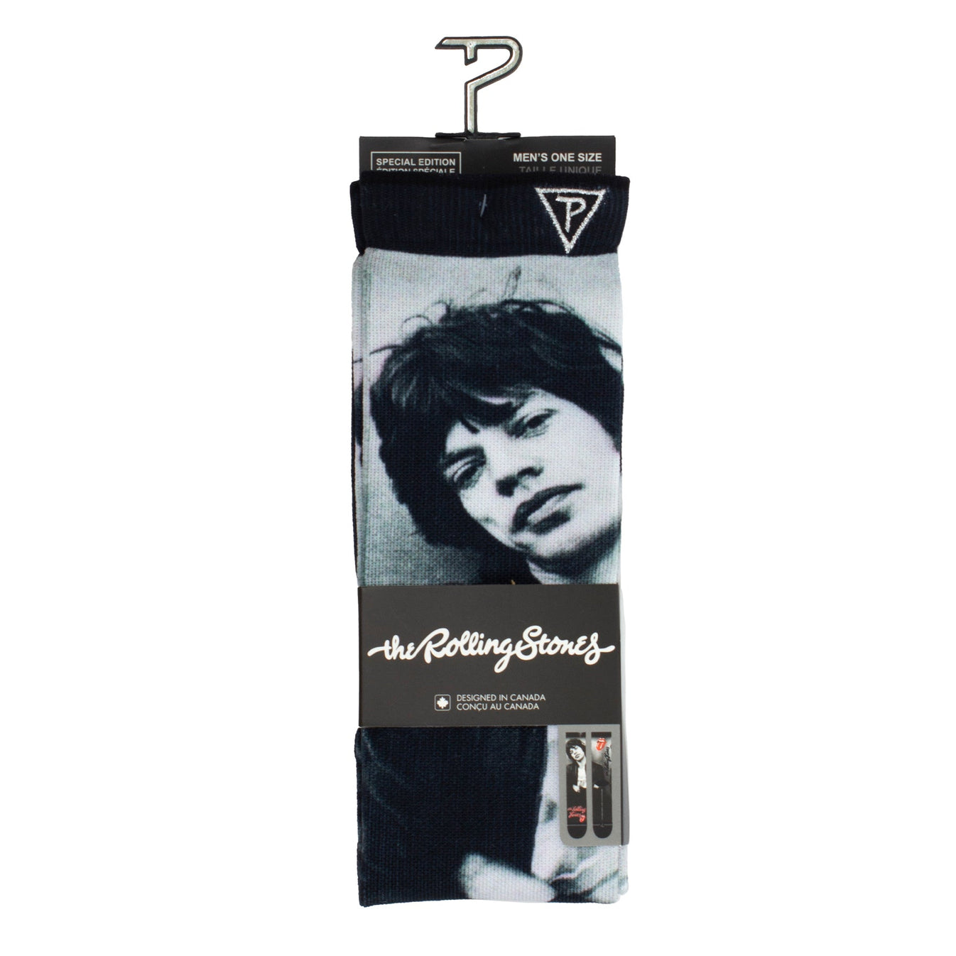 Perri's The Rolling Stones Mick on the Wall Socks, 1 Pair