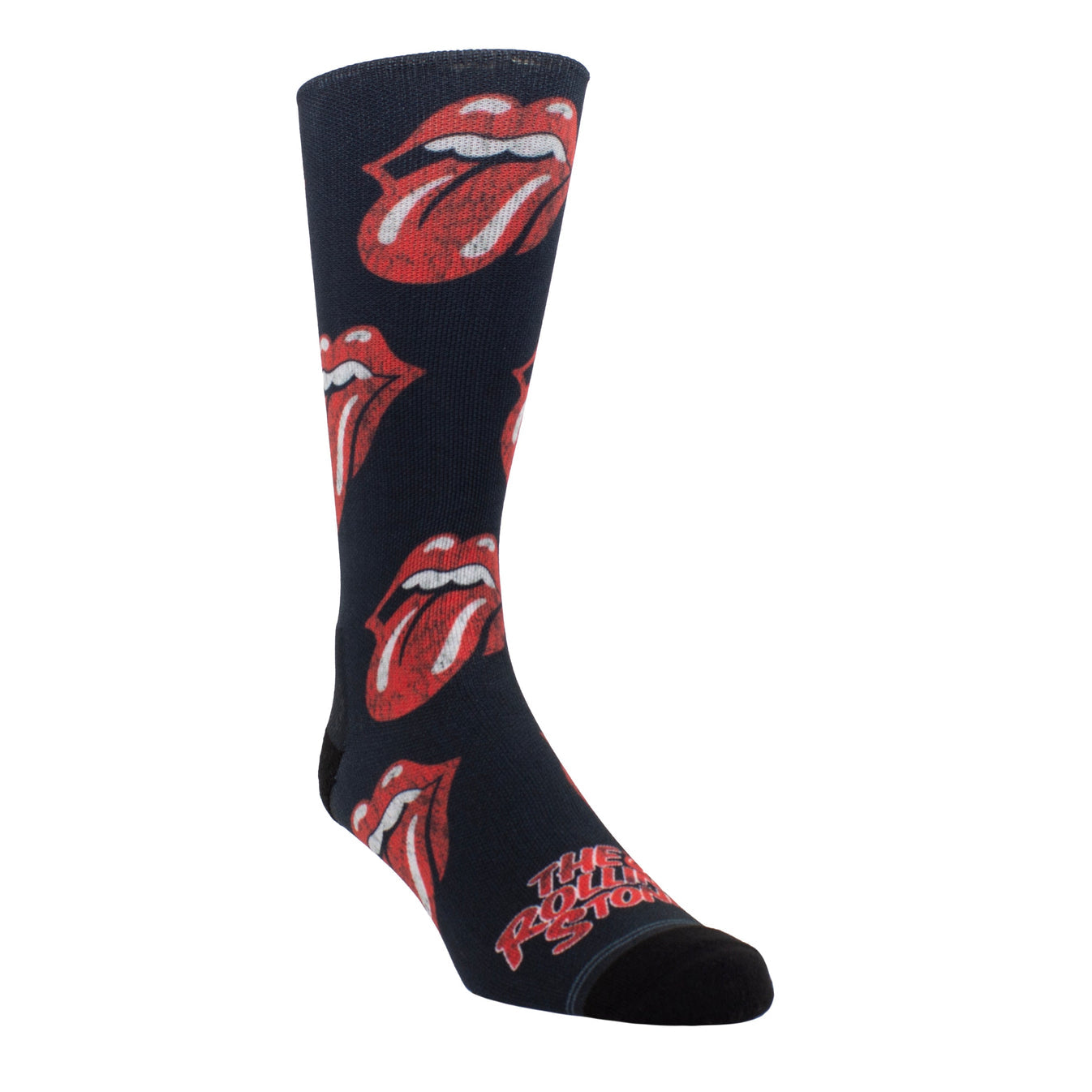 Perri's The Rolling Stones Allover Distressed Tongues Socks