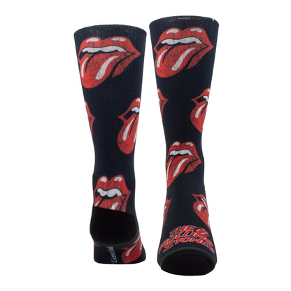 Perri's The Rolling Stones Allover Distressed Tongues Socks