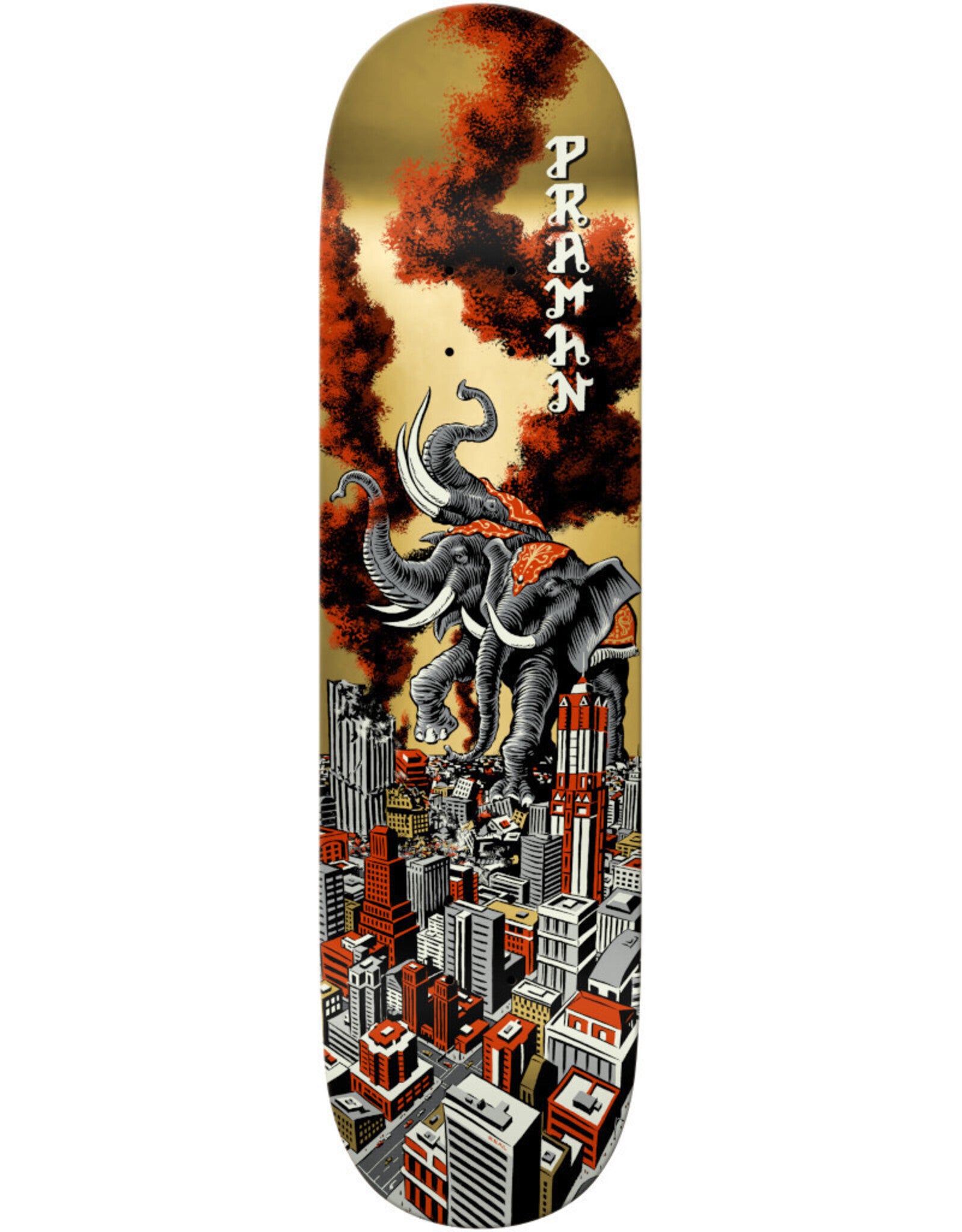 Real Praman Rampage LTD 8.38in x 32.25in Skateboard Deck