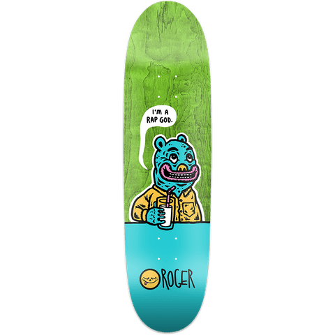 Roger Rap God 8.62in Shaped Skateboard Deck