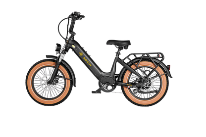 AIMA Big Sur Sport 20" Fat Tire Electric Bike Black