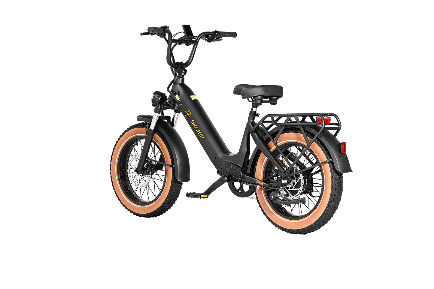 AIMA Big Sur Sport 20" Fat Tire Electric Bike Black