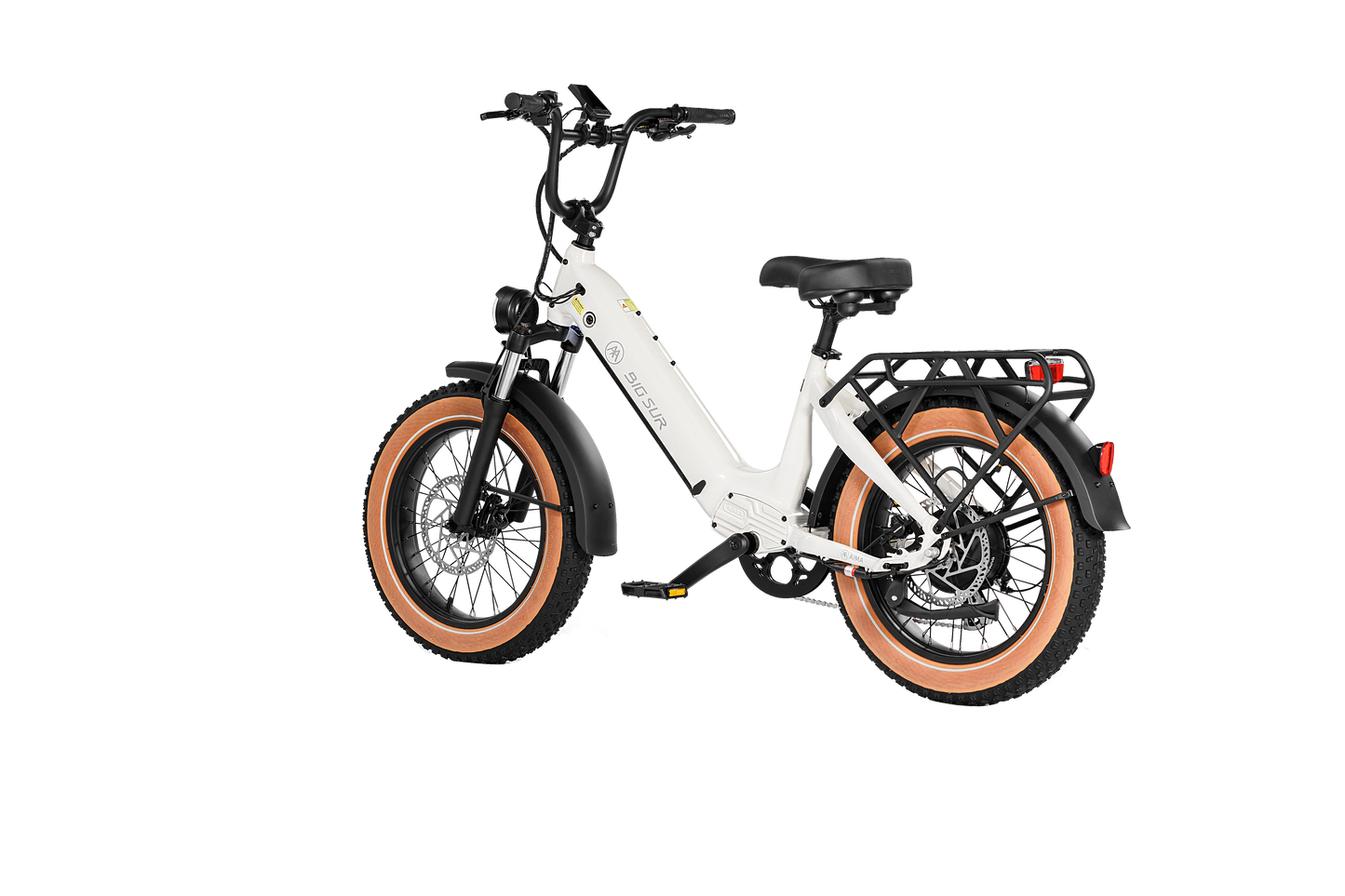 AIMA Big Sur Sport 20" Fat Tire Electric Bike White