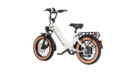 AIMA Big Sur Sport 20" Fat Tire Electric Bike White