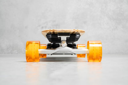 Evolve Skateboards Stoke X Bamboo Cruiser Electric Skateboard Orange Wheels