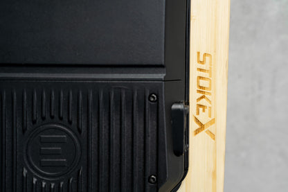 Evolve Skateboards Stoke X Bamboo Cruiser Electric Skateboard Blue Wheels