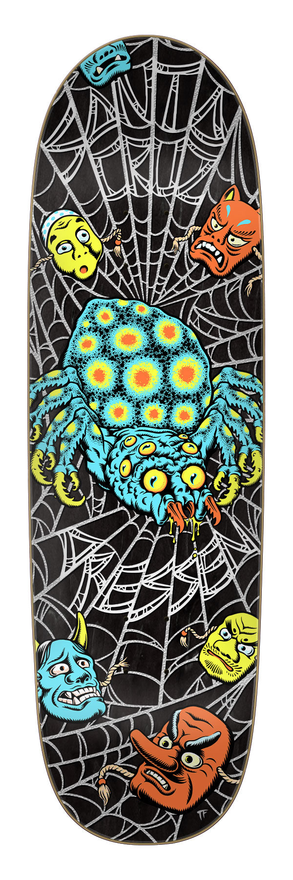 Santa Cruz Dressen Spider Pro Egg Shaped 9.25in x 31.95in Skateboard Deck